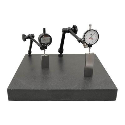 Granitbord 400x400x50 mm med 3xM8 gevindhuller DIN 876/0